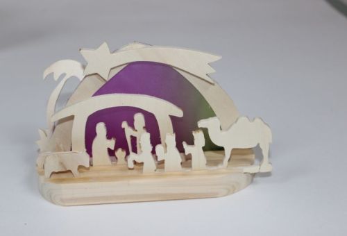 Schiebekrippe f&uuml;r Teelicht