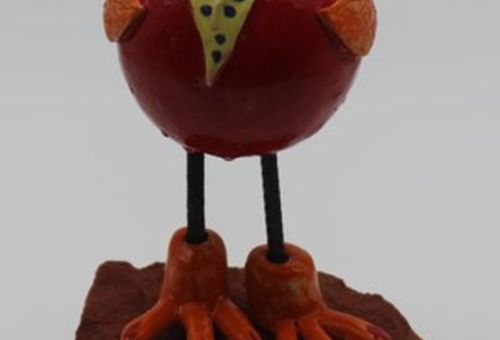 lustige Gartenvögel