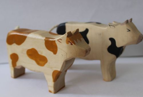 Kuh gro&szlig; Kopf oben