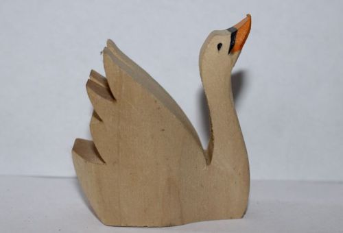 Schwan Kopf nach oben