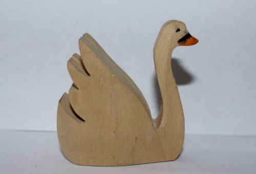 Schwan Kopf gerade